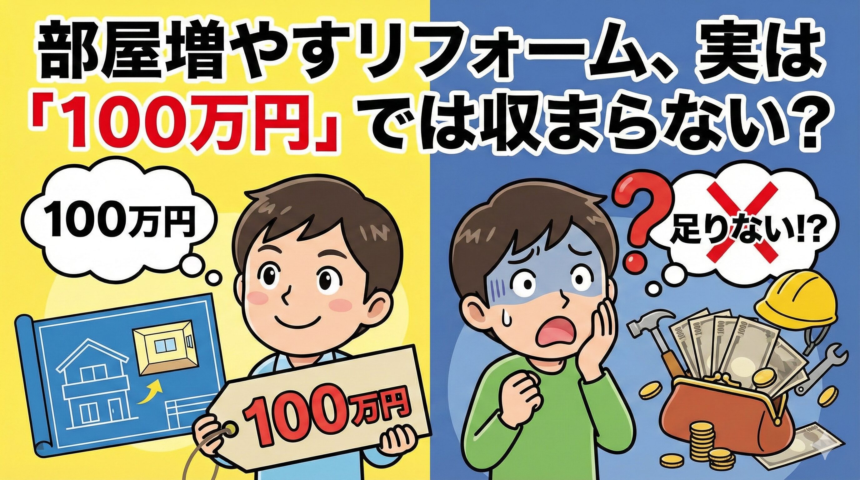 「100万円でできる」は嘘？子ども部屋増築の落とし穴と、安く仕上げる裏ワザ