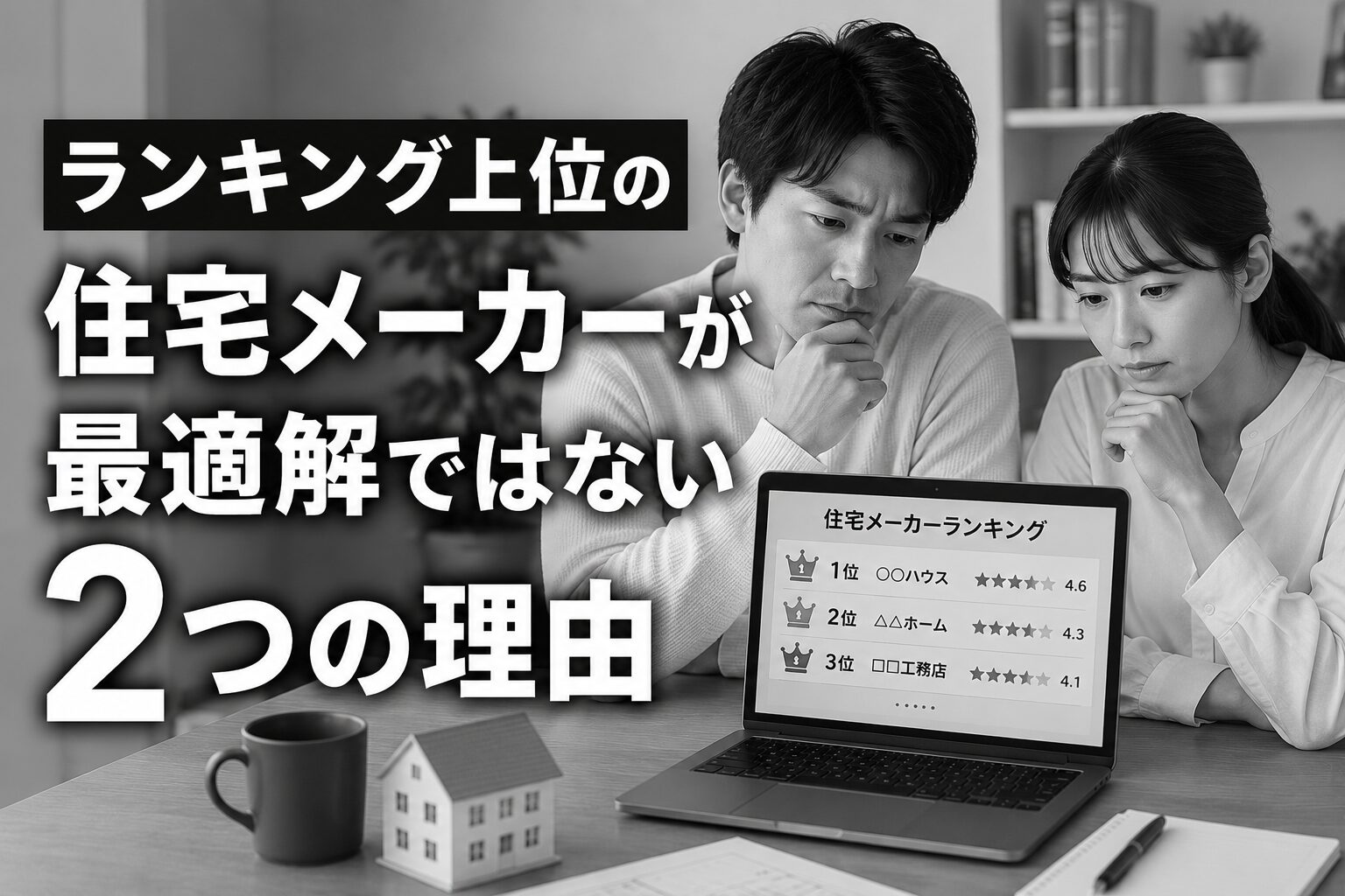 ランキング上位の住宅メーカーが最適解ではない2つの理由