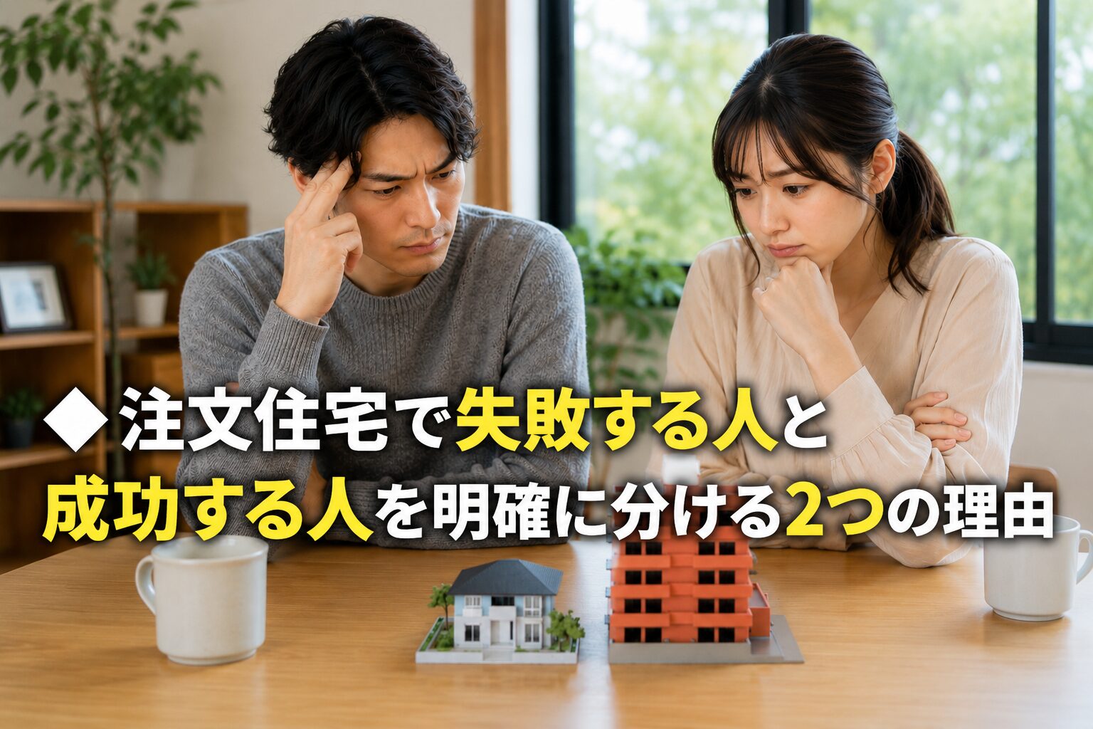注文住宅で失敗する人と成功する人を明確に分ける2つの理由