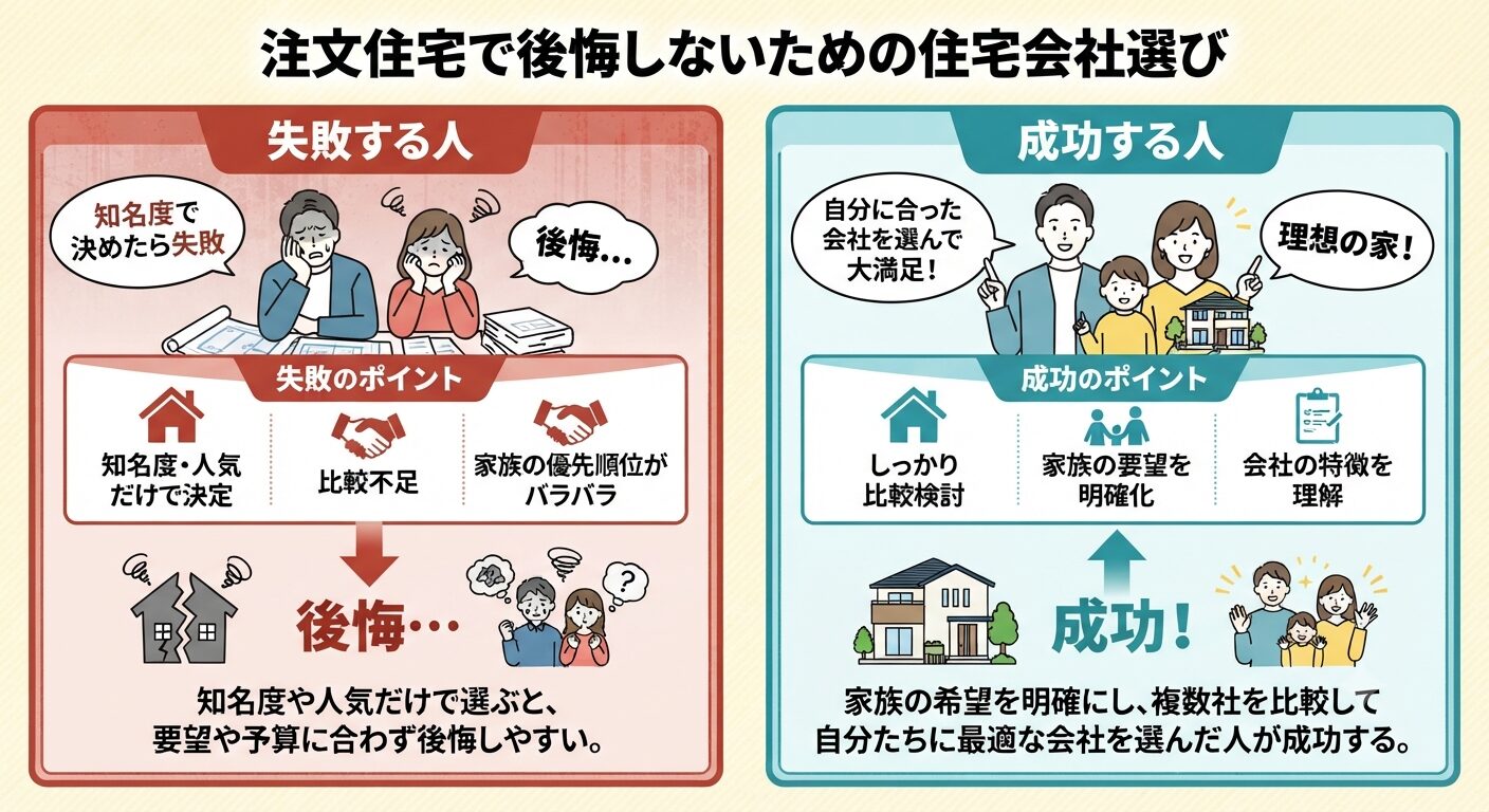 注文住宅で失敗する人と成功する人を明確に分ける2つの理由