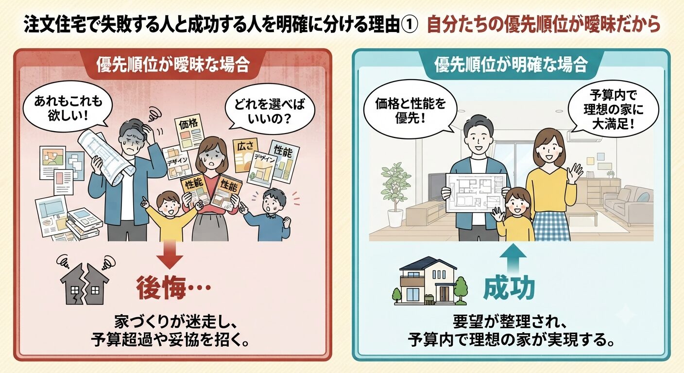 注文住宅で失敗する人と成功する人を明確に分ける2つの理由